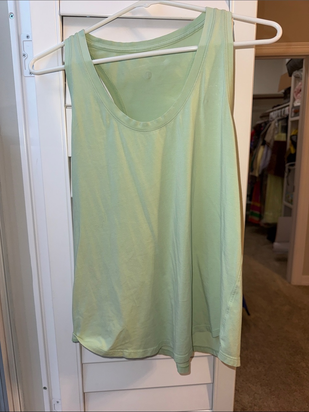 Women’s Mint Green racer back Tank Top
